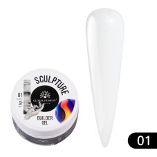 Скульптурный гель «SCULPTURE BUILDER GEL» 15 гр, CLEAR №01