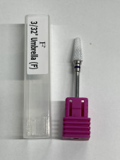Bit (cap) freza unghii electrica din ceramica, violet, F 3/32 Umbrella (F)
