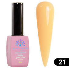 Цветная френч база для гель лака Global Fashion, Color French Base Coat 8 мл, 21