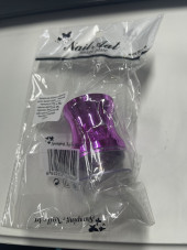 Stampila pentru unghii cu matrita, set, violet