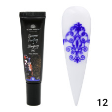 Gel paint for stamping and Chinese paintings shimmer with Global Fashion, 8 ml of 05