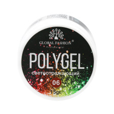 Reflective polygel 15 gr Global Fashion 06