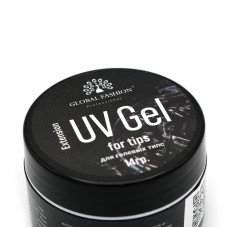 Gel for "gel tips" Extension UV Gel, transparent, 14 gr