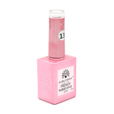 Rubber base for gel nail polish Global Fashion, color transparent and milky, 15 ml