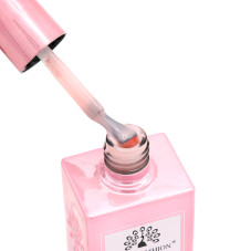 Rubber base for gel nail Polish French manicure, French Rubber Base Coat, 15 ml., Global Fashion 05