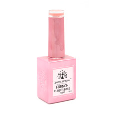 Каучуковая база для гель лака френч, Rubber Base Coat French, 15 мл., Global Fashion 12