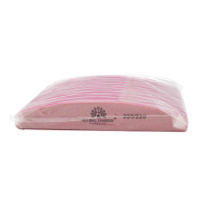 Nail file file Global Fashion 220/220, pink