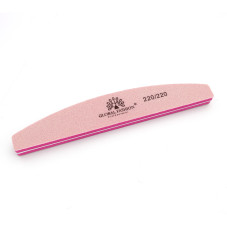Nail file file Global Fashion 220/220, pink