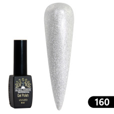 Gel polish BLACK ELITE 160, Global Fashion 8 ml