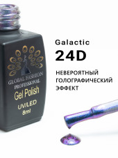 Гель лак кошачий глаз 24D Galactic Global Fashion 8 мл, 02