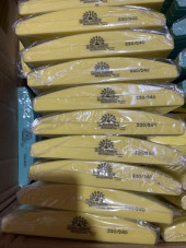 Pila buffer pentru unghii, granulatie 220/240, culoare galbena