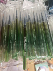 Кисть для рисования вензелей Global Fashion, green, 7 мм