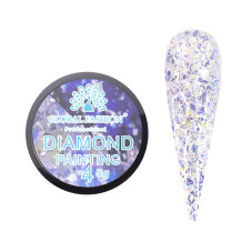 Гліттер гель Global Fashion 5 гр, New Diamond painting gel 04