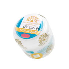 Gel UV de construcție, autonivelant, Global Fashion, cover, 56 g, Tea Rose