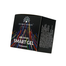 Gel UV de constructie Smart, autonivelant, Global Fashion, 15 gr, transparent