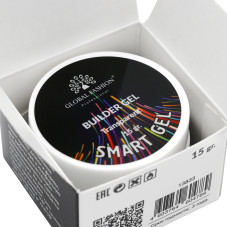 Гель для моделирования ногтей, двухфазный, Smart Gel 15 г, прозрачный Гель для моделирования ногтей, двухфазный, Smart Gel 15 г, прозрачный