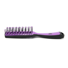Perie de par, ingusta, 7084 - negru/violet
