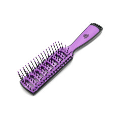 Perie de par, ingusta, 7084 - negru/violet