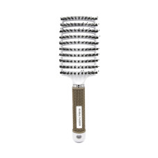 Brush flat c natural bristles Global Fashion 1501 white Brush flat c natural bristles Global Fashion 1501 white