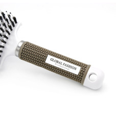 Brush flat c natural bristles Global Fashion 1501 white Brush flat c natural bristles Global Fashion 1501 white