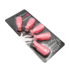Clipsuri pentru indepartarea ojei semipermanente set 5 buc - Rose