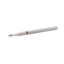 Diamond cuticle bit, flame, red notch 257/014R