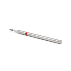 Diamond cuticle bit, flame, red notch 257/014R