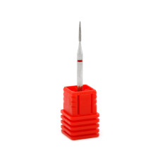 Diamond cuticle bit, flame, red notch 243/012R