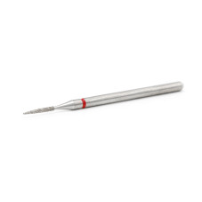 Diamond cuticle bit, flame, red notch 243/012R