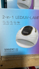 Лампа для ногтей Led/uv 168W с дисплеем, SOGENI M6