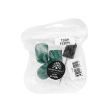 Set suport si 3 bucati smirghel rezerva freza electrica unghii, 16*25mm, verde, granulatie 100