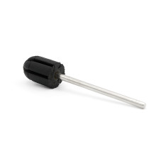 Set suport si 3 bucati smirghel rezerva pentru freza electrica unghii, 10*15mm, galben, granulatie 120