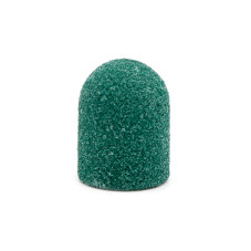 Set suport si 3 bucati smirghel rezerva pntru freza electrica unghii, 13*19mm, verde, granulatie 80