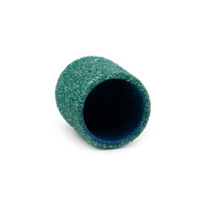 Set suport si 3 bucati smirghel rezerva pntru freza electrica unghii, 13*19mm, verde, granulatie 80