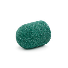 Set suport si 3 bucati smirghel rezerva pntru freza electrica unghii, 13*19mm, verde, granulatie 80