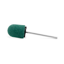 Set suport si 3 bucati smirghel rezerva pntru freza electrica unghii, 13*19mm, verde, granulatie 80