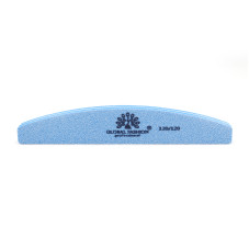 Pila buffer pentru unghii, granulatie 120/120, culoare albastra