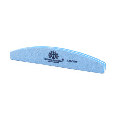 Pila buffer pentru unghii, granulatie 120/120, culoare albastra