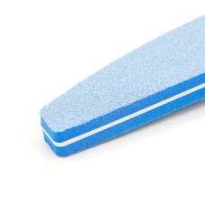 Pila buffer pentru unghii, granulatie 120/120, culoare albastra