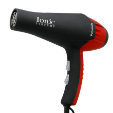 Uscator de par Prosper P-6800 ionizare, Negru/Rosu