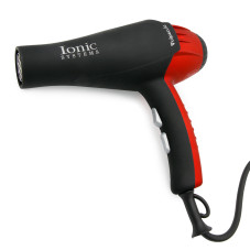 Uscator de par Prosper P-6800 ionizare, Negru/Rosu
