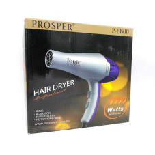 Uscator de par Prosper P-6800 ionizare, Argintiu/Albastru