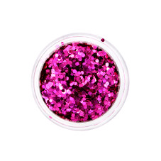 Nail decor, small hexagons, 12 colors