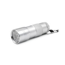 Lampa pentru unghii LED/UV, lanterna, 9 becuri, silver