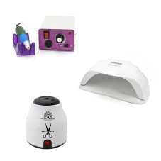 Kit of nail lamp, manicure and pedicure machine, extractor nails, super price Kit of nail lamp, manicure and pedicure machine, extractor nails, super price