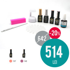 Kit de unghii cu lampă mini, super preț