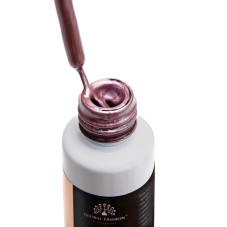 Pensulă fină Gel Paint METALLIC GEL, Efect de oglindă, Global Fashion, Rose Gold, 10 ml