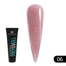 Polygel with shimmer Global Fashion 30 g 06