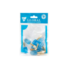 Set 8 aplicatoare fard de pleoape, Global Fashion, albastre