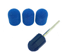 Набор колпачков (3 шт) и резиновая насадка, размер 10*15 мм, #80 blue
